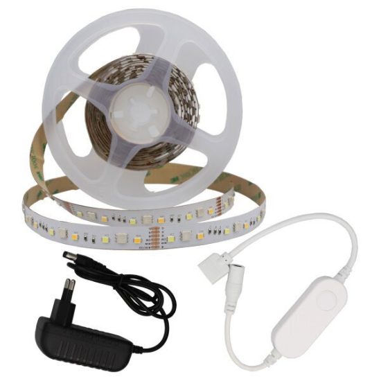 Optonica WIFI LED szalag 60Led/m  4W/m  12V 5050  RGB+W  2m SZETT 4324