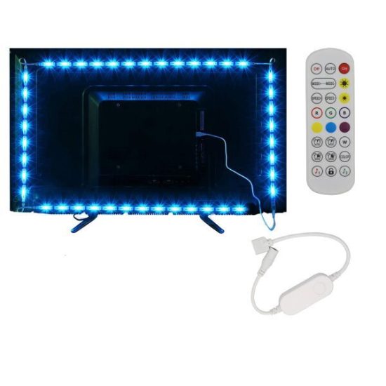 Optonica TV LED szalagkészlet WIFI  60Led/m  4W/m  12V 5050  RGB+WW  2m SZETT 4327
