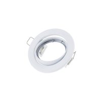   Optonica fehér GU10/MR16 spot lámpa keret beépíthető kör alakú billenthető 45º Ø7cm 5097