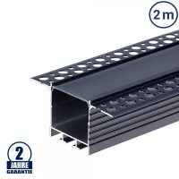   OPTONICA LED profil 72x35mm fekete gipszkarton 2m SZETT fekete borítással 5124