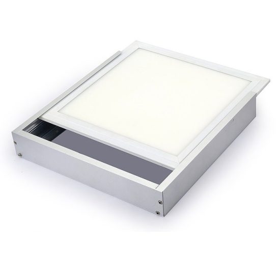 Optonica LED panel falon kívüli fehér beépítőkeret 62x62 cm 5199
