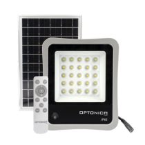   Optonica napelemes led reflektor távirányítóval 15W 1200lm 6000K 5457