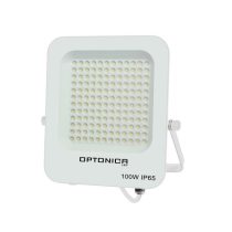   Optonica fehér LED reflektor 100W 9000lm 4500K nappali fehér IP65 90° 5714
