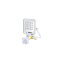    OPTONICA LED SMD reflektor 10 W ,fehér ház mozgásérzékelővel , hideg fehér 5760