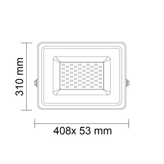 Optonica prémium fehér LED reflektor 200W 24000lm 6000K hideg fehér 5788