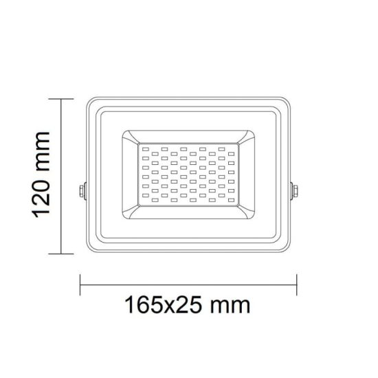 Optonica prémium fehér LED reflektor 20W 1700lm 4500K nappali fehér 5869