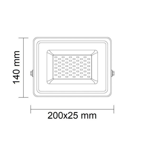 Optonica prémium fehér LED reflektor 30W 2500lm 6000K hideg fehér 5871