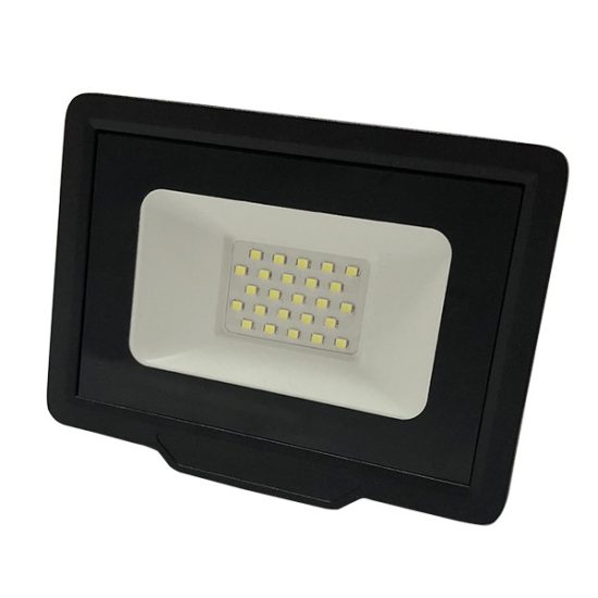 Optonica City line LED reflektor 20W 1600lm 6000K fekete 5918