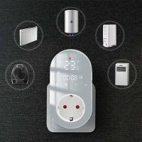   Beca Programozható  WIFI Konnektor termosztát - dugalj termosztát 16A BECA dugalj wifi termosztát 12E-W