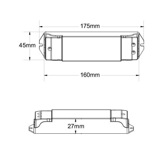 Optonica LED LV-L 0/1-10V vezérlő 12A 1 csatornás) 6367