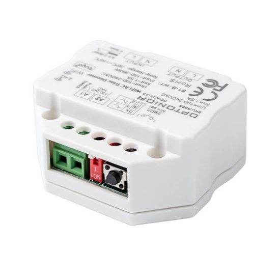 Optonica LED Triac RF és WiFi vezérlő 100-240VAC 1.5A 1 csatornás 6388