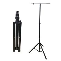   OPTONICA HÁROMLÁBÚ ÁLLVÁNY REFLEKTOROKHOZ 64-157cm  fekete/Dupla reflektor 6686