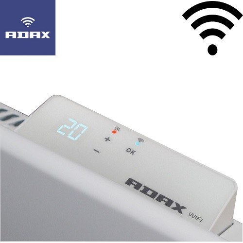 Adax Neo Wifi H elektromos fűtőpanel 250W Gyöngyház fekete színben