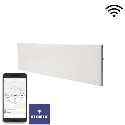 Adax Neo Wifi H elektromos fűtőpanel 1200W Gránitszürke színben