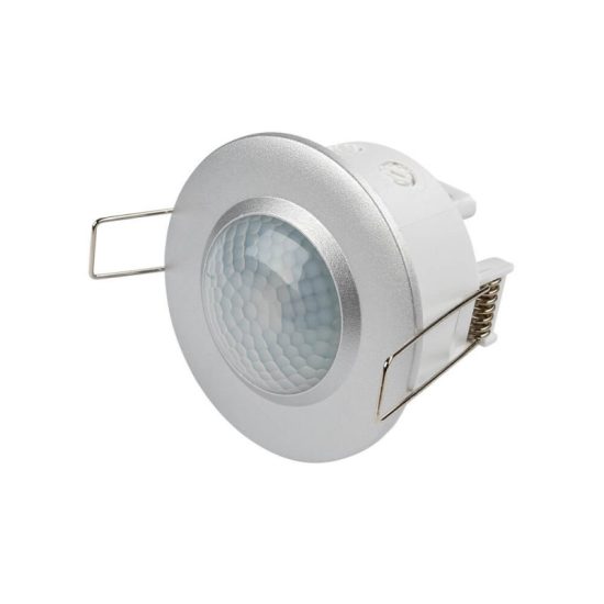 Optonica LED mozgásérzékelő beépített ezüst 300W-ig Ø6m 360° IP20/ 7321