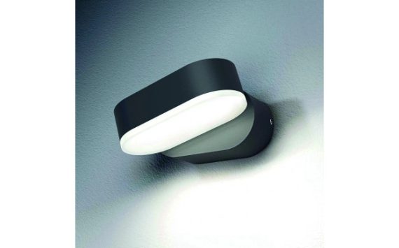 Optonica forgatható fekete fali LED lámpa 6W 660lm 3000K meleg fehér EPISTAR 120° 7476