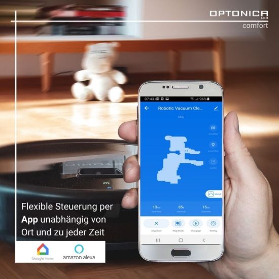 Optonica robotporszívó és padlótisztító smart kamera 752 Optonica robotporszívó és padlótisztító smart kamera 752
