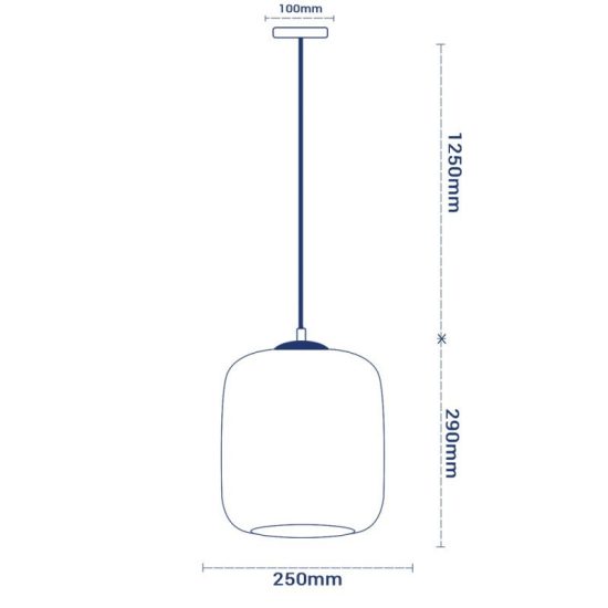 Optonica 3D rombusz mintás függesztett üveg lámpa E27 max.40W 9014