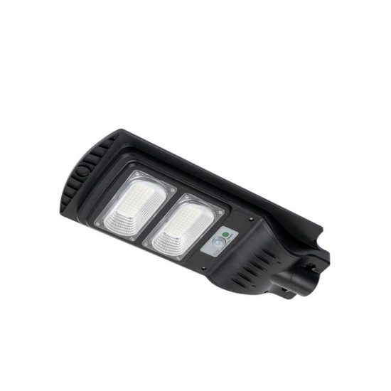 Optonica napelemes utcai LED lámpa akkumulátorral 10W 1200lm 6000K hideg fehér IP65 120º 9127