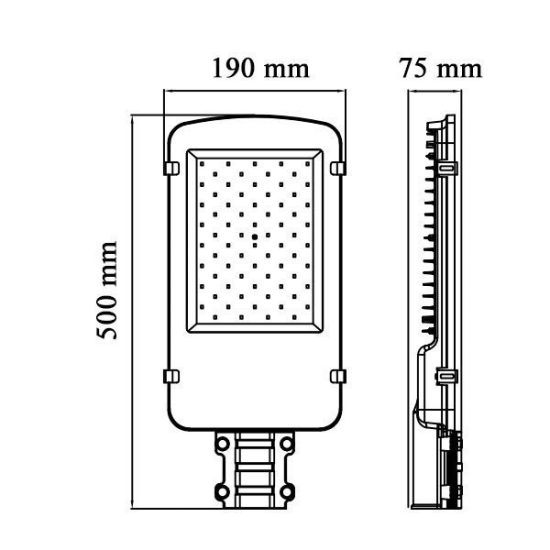 OPTONICA LED UTCAI VILÁGÍTÁS 80W 8000Lumen hideg fehér 9173 OPTONICA LED UTCAI VILÁGÍTÁS 80W 8000Lumen hideg fehér 9173