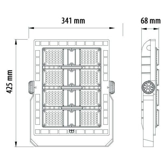 Optonica stadion LED világítás 240W 24000lm 6000K hideg fehér 90° IP65 9177