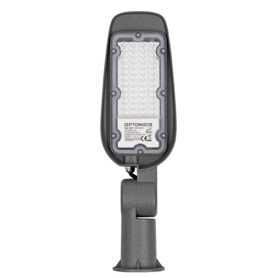 Optonica szürke utcai LED lámpa 200W 20000lm 2700K meleg fehér IP65 9215