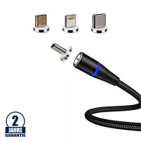 3 az 1-ben USB kábel mágneses 1 m / 9516