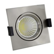   OPTONICA  LED Süllyeszthető spot lámpatest / 8W/ matt króm / hideg fehér /CB3223