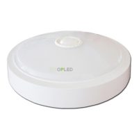   OPTONICA FALON KÍVÜLI LED PANEL / 15W / KÖR / 248mm /nappali fehér/L2277