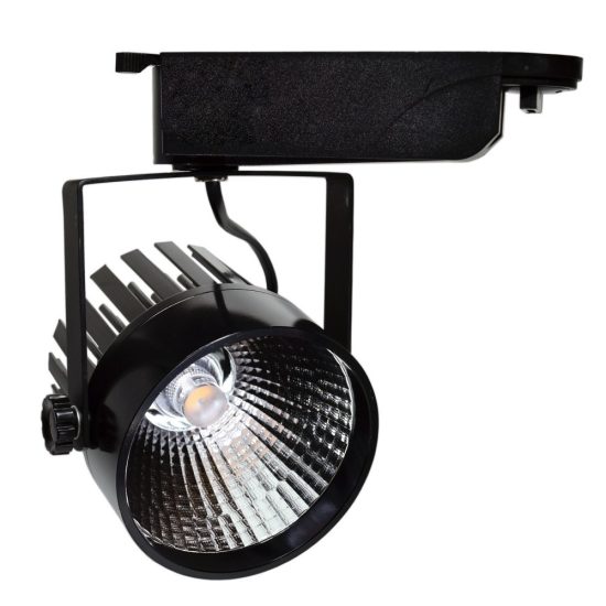 OPTONICA BELTÉRI LED REFLEKTOR / 12W / fekete /   hideg fehér / FL5127