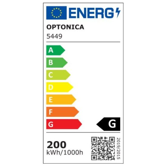 OPTONICA LED REFLEKTOR / 200W /  fekete /   hideg fehér/ FL5449