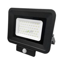   OPTONICA SMD2  LED REFLEKTOR / mozgásérzékelős / 50W /  Fekete / Nappali fehér / FL5863