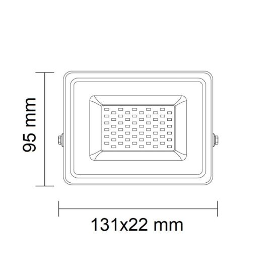 Optonica prémium LED reflektor 10W 850lm 6000K hideg fehér fekete FL5880