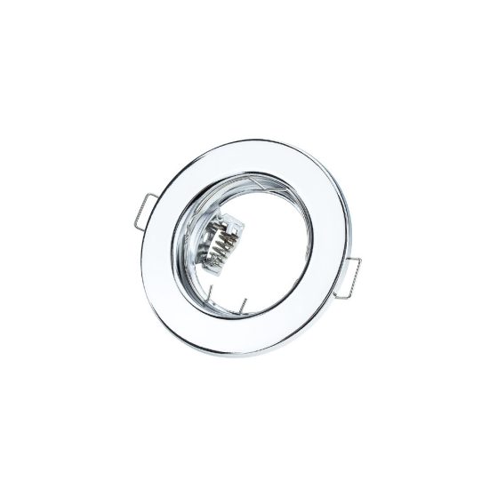 Optonica króm GU10/MR16 spot lámpa keret beépíthető kör alakú Ø7cm 5072