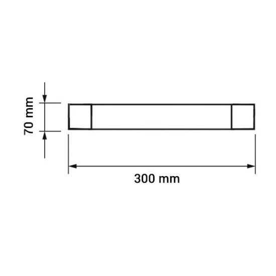 OPTONICA LED Bútorvilágító / 30cm /120°/ 10W / hideg fehér / OT6671