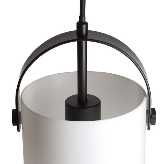 RENDL JULIETTA 31 függö lámpa opál üveg/fekete 230V E27 20W RENDL JULIETTA 31 függö lámpa opál üveg/fekete 230V E27 20W