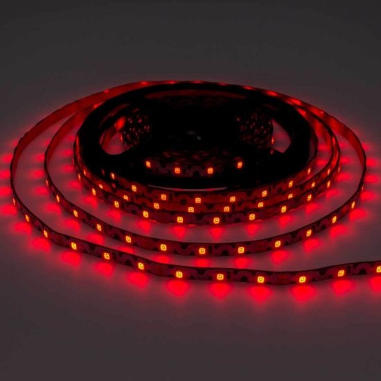 Optonica beltéri hajlítható SMD2835 piros LED szalag 12V 864lm/m 60LED/m 7,2W/m IP20 120° 4543