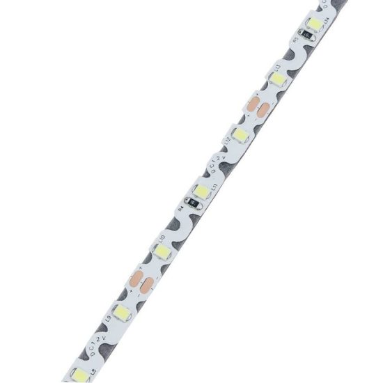 Optonica beltéri hajlítható SMD2835 LED szalag 12V 864lm/m 4500K nappali fehér 60LED/m 7,2W/m IP20 120° 4546