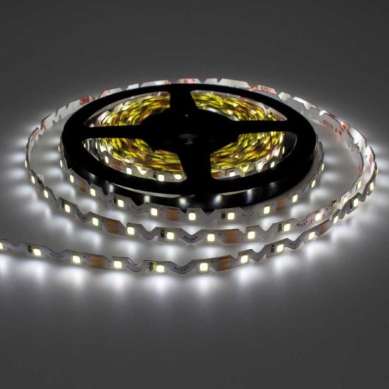 Optonica 60SMD/m 7,2W/m 12V LED S-Strip 2835, Vízálló Hideg fehér ST4551