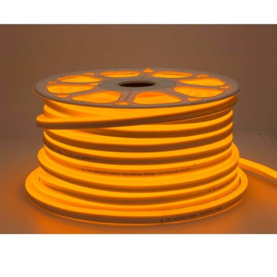 Optonica Flexibilis LED Neon Szalag /kültéri/120LED/m/8,5w/m/SMD 2835/220V/borostyán/ST4586