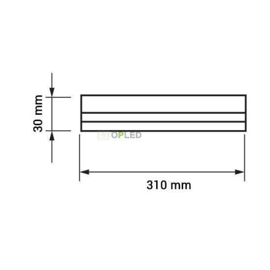 Optonica sorolható T5 LED fénycső 4W 320lm 4500K nappali fehér 31cm 120° 5645