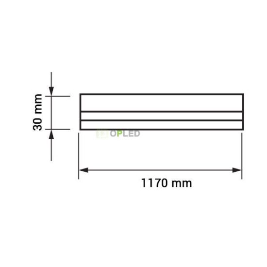 OPTONICA LED fénycső / T5 / 16W / 1170x28mm / nappali fehér / TU5648 OPTONICA LED fénycső / T5 / 16W / 1170x28mm / nappali fehér / TU5648