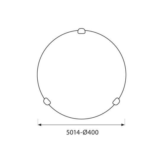 MENNYEZETI LÁMPATEST ONDA ∙ 5014 ∙ Ø400 MM