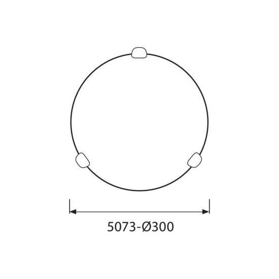 MENNYEZETI LÁMPATEST PRIMA ∙ 5073 ∙ Ø300 MM