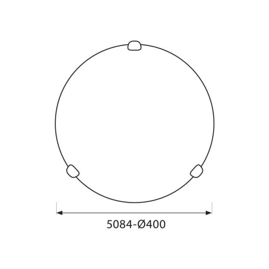 CATENA MENNYEZETI LÁMPATEST ∙ 5084 ∙ Ø400 MM