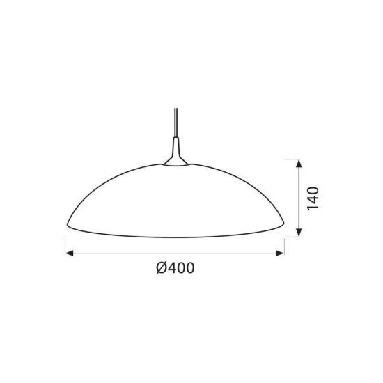 Függőlámpa CATENA ∙ 5085 ∙ FIX ∙ Ø400 MM