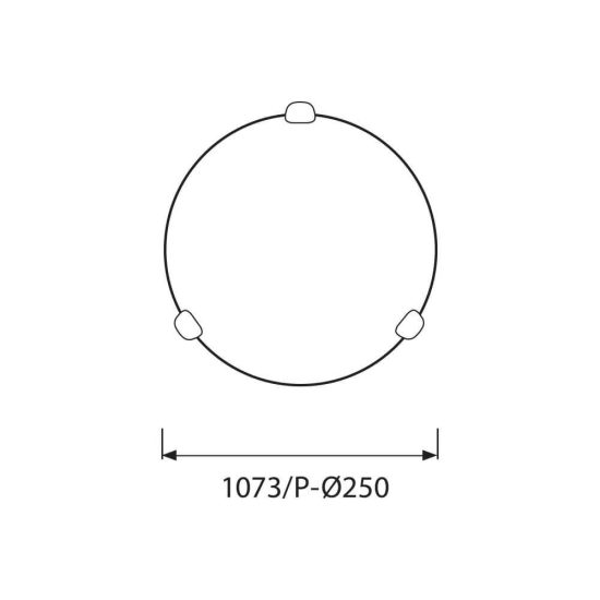 MENNYEZETI LÁMPA PRIMA/P ∙ 1073/P ∙ Ø250 MM