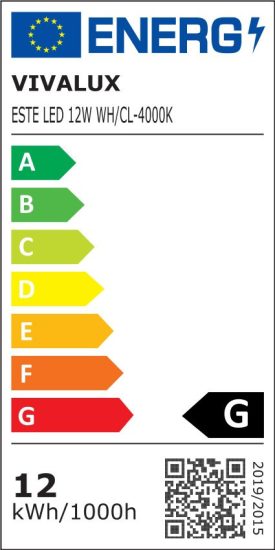 LED PANEL ESTE LED ∙ 12W ∙ 850LM ∙ FEHÉR ∙ 4000К