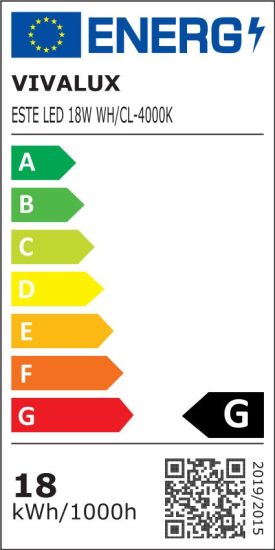 LED PANEL ESTE LED ∙ 18W ∙ 1150LM ∙ FEHÉR ∙ 4000К