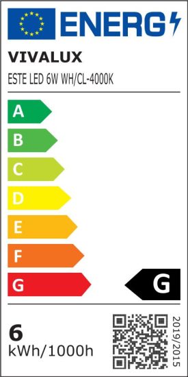 LED PANEL ESTE LED ∙ 6W ∙ 400LM ∙ FEHÉR ∙ 4000K